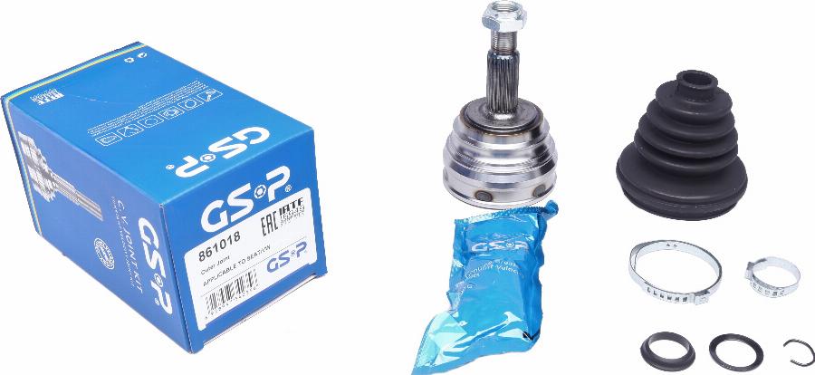 GSP 861018 - Zestaw przegubu, wał napędowy www.parts5.com