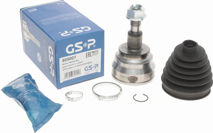 GSP 805007 - Csuklókészlet, hajtótengely www.parts5.com