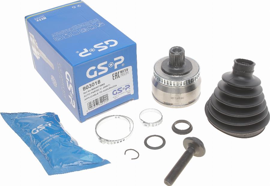 GSP 803018 - Sada kĺbov hnacieho hriadeľa www.parts5.com