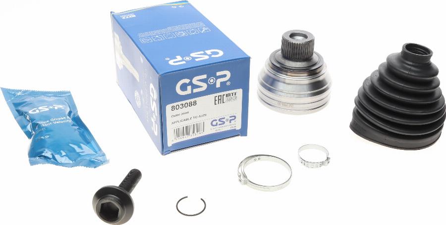 GSP 803088 - Csuklókészlet, hajtótengely www.parts5.com