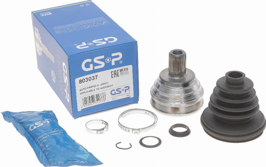 GSP 803037 - Шарнирный комплект, ШРУС, приводной вал www.parts5.com