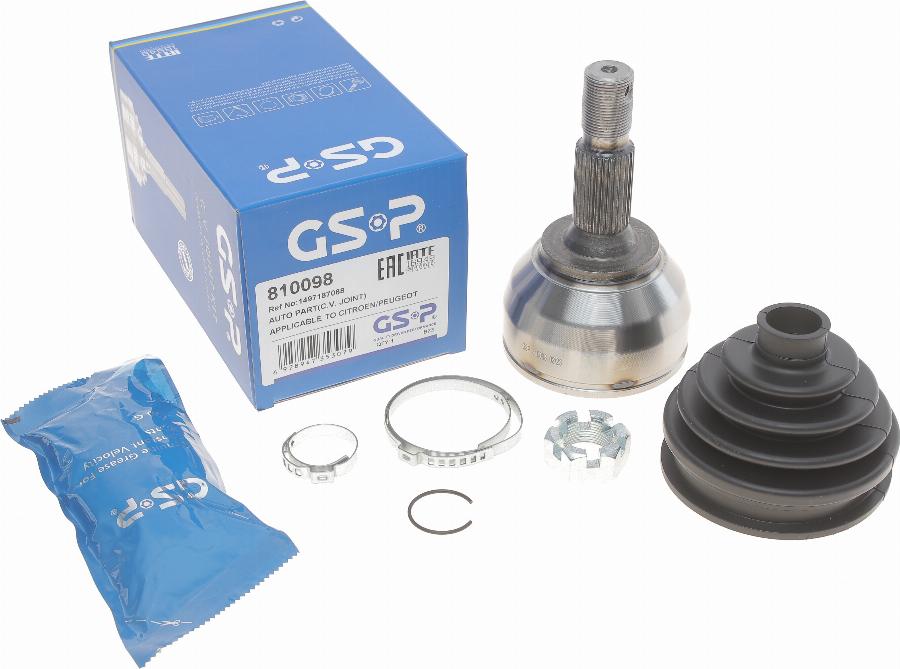 GSP 810098 - Zestaw przegubu, wał napędowy www.parts5.com