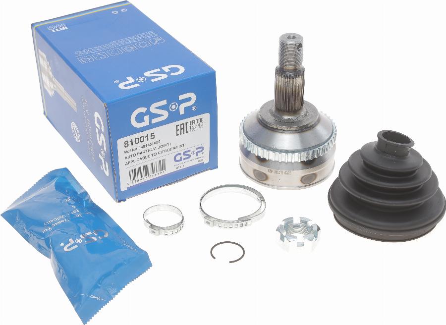 GSP 810015 - Σετ άρθρωσης, άξονας μετάδ. κίν. www.parts5.com