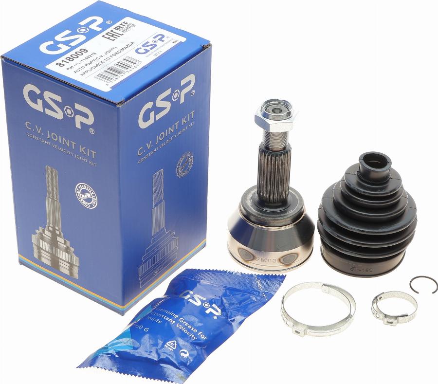 GSP 818009 - Csuklókészlet, hajtótengely www.parts5.com