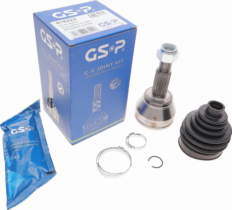 GSP 818222 - Каре комплект, полуоска www.parts5.com