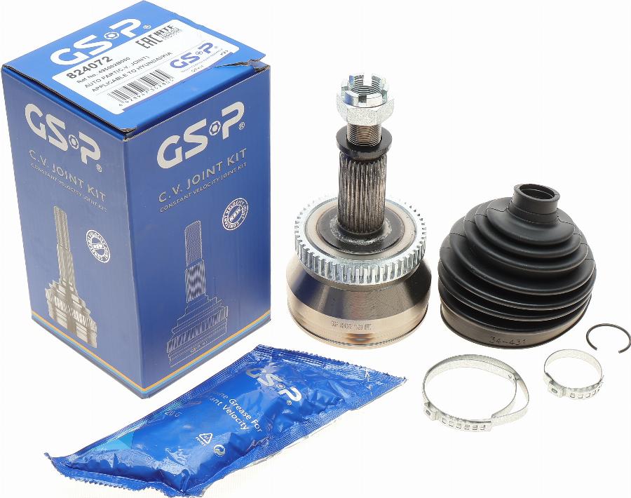 GSP 824072 - Zestaw przegubu, wał napędowy www.parts5.com