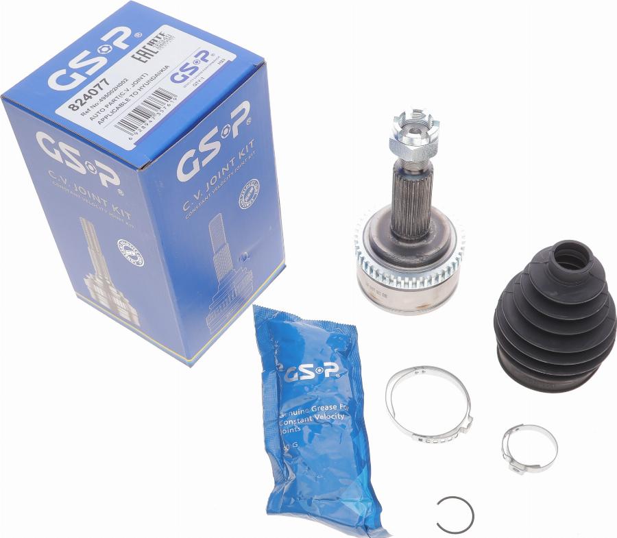 GSP 824077 - Zgibni lezaj, pogonska gred www.parts5.com