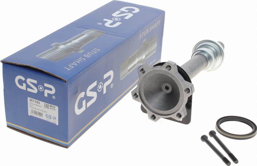 GSP 261193 - Stub Axle, differential www.parts5.com