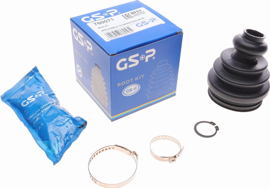 GSP 760071 - Fuelle, árbol de transmisión www.parts5.com