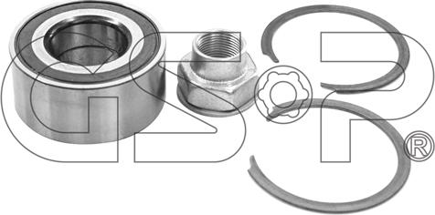 GSP GK6550 - Wheel hub, bearing Kit www.parts5.com