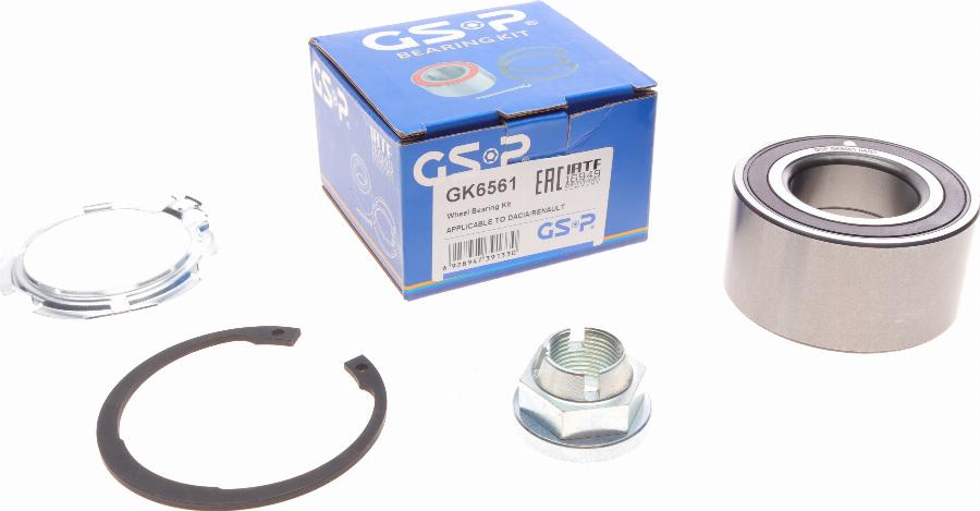 GSP GK6561 - Σετ ρουλεμάν τροχών www.parts5.com