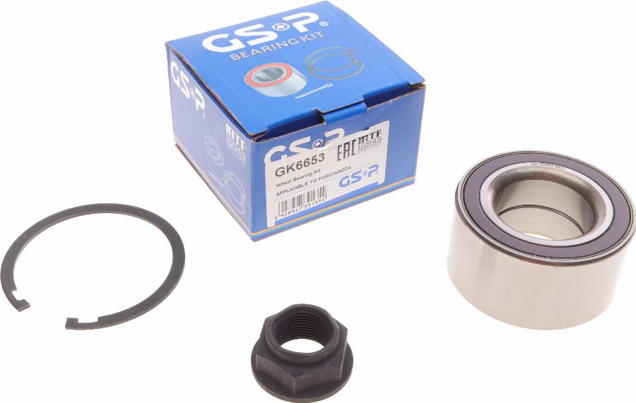 GSP GK6653 - Zestaw łożysk koła www.parts5.com