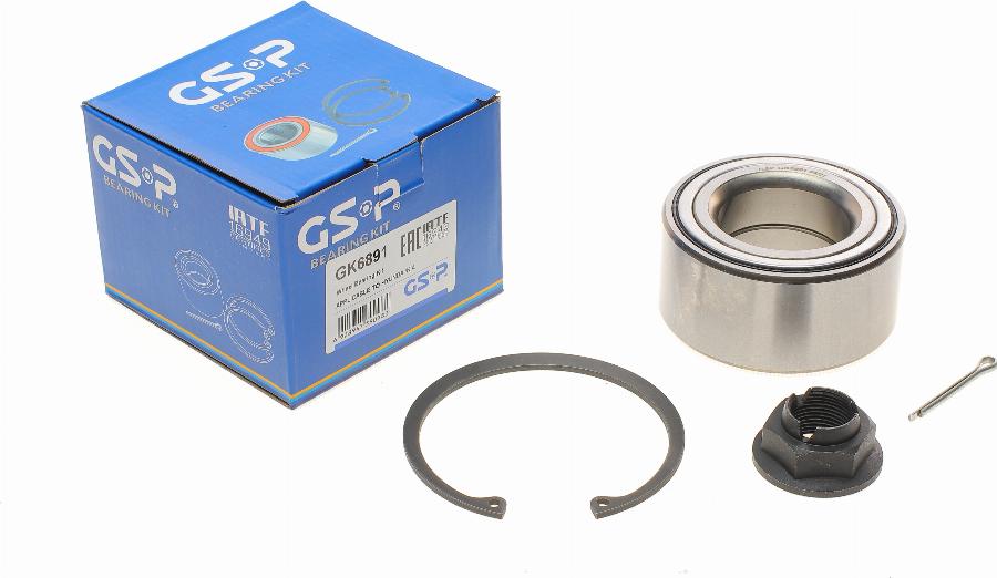 GSP GK6891 - Комплект подшипника ступицы колеса www.parts5.com