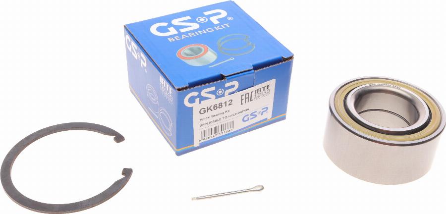 GSP GK6812 - Kerékcsapágy készlet www.parts5.com