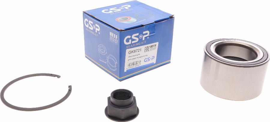 GSP GK6721 - Sada ložisek kol www.parts5.com