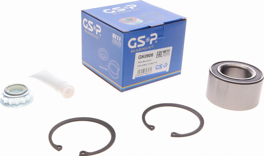 GSP GK0906 - Zestaw łożysk koła www.parts5.com