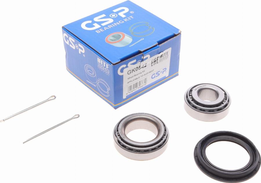 GSP GK0542 - Σετ ρουλεμάν τροχών www.parts5.com