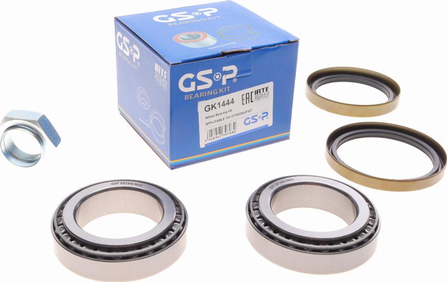 GSP GK1444 - Комплект подшипника ступицы колеса www.parts5.com