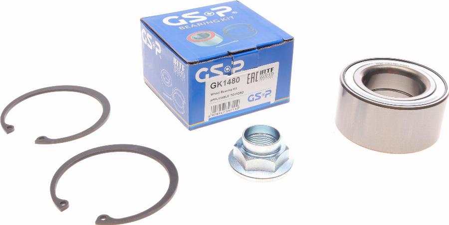 GSP GK1480 - Комплект подшипника ступицы колеса www.parts5.com