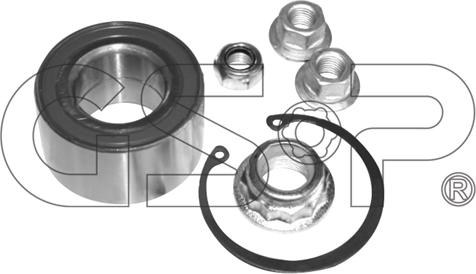 GSP GK3455A - Wheel hub, bearing Kit www.parts5.com