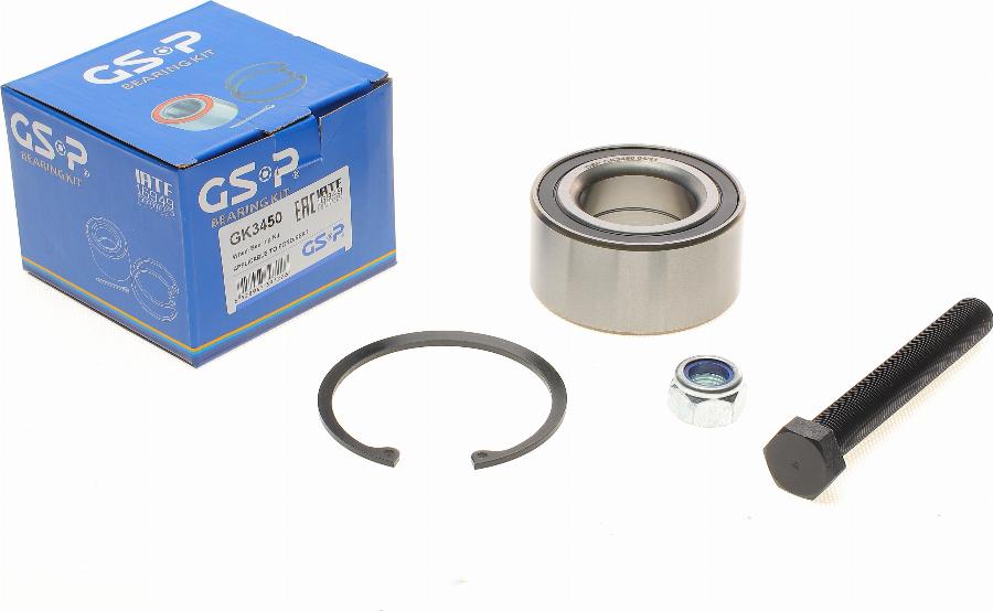 GSP GK3450 - Zestaw łożysk koła www.parts5.com