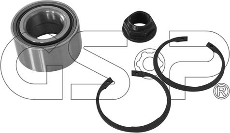 GSP GK3412 - Komplet kolesnega lezaja www.parts5.com