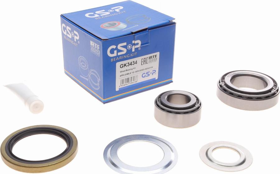 GSP GK3434 - Komplet ležaja kotača www.parts5.com