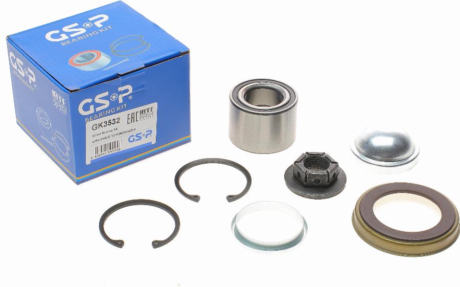 GSP GK3532 - Wheel hub, bearing Kit www.parts5.com