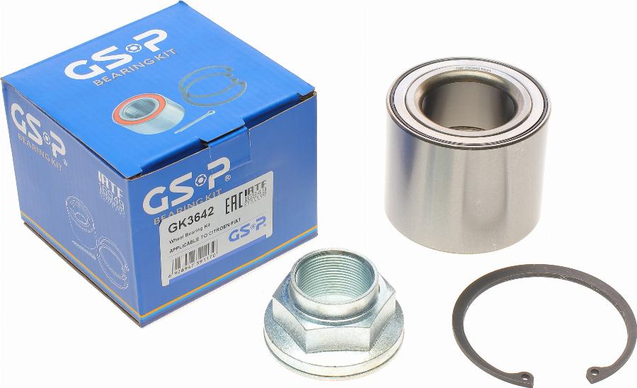 GSP GK3642 - Komplet kolesnega lezaja www.parts5.com