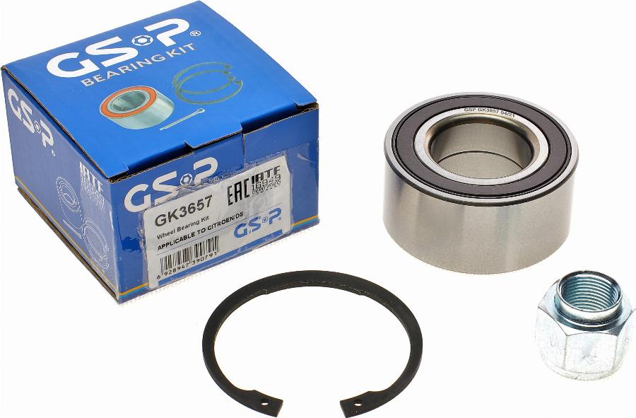 GSP GK3657 - Tekerlek yatağı seti www.parts5.com