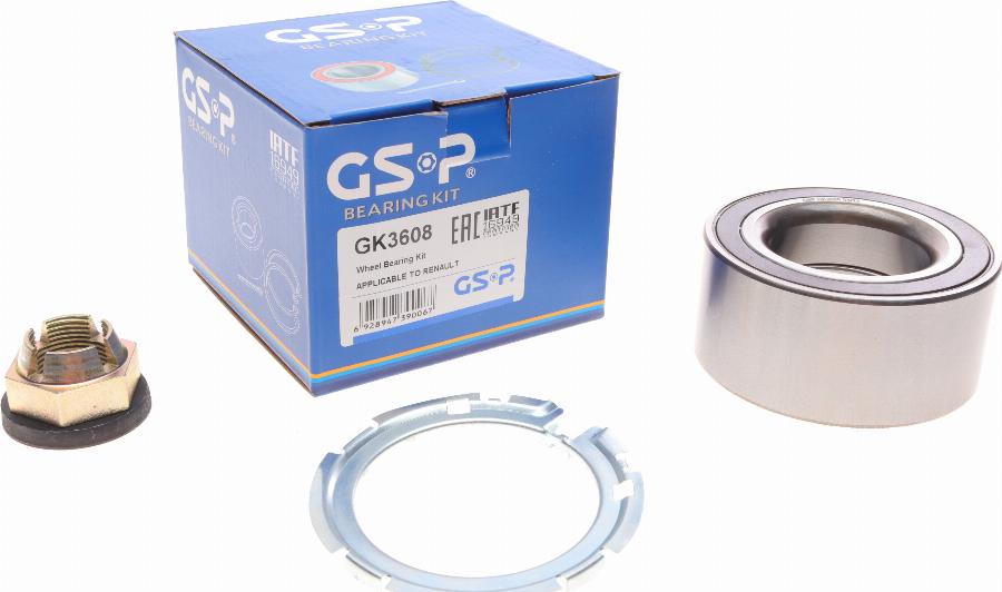 GSP GK3608 - Lożisko kolesa - opravná sada www.parts5.com