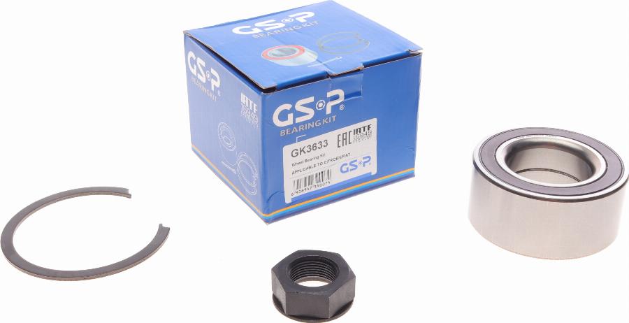 GSP GK3633 - Rattalaagrikomplekt www.parts5.com