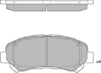 VENUCIA D10602GD0B - Set placute frana,frana disc www.parts5.com