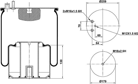 HD 020.4882.C05 - Bellow, air suspension www.parts5.com