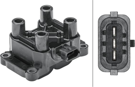 HELLA 5DA 358 168-491 - Ignition Coil www.parts5.com