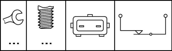 HELLA 6DD 008 622-151 - Brake Light Switch www.parts5.com