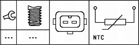 HELLA 6PT 009 309-541 - Sensor, coolant temperature www.parts5.com