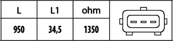 HELLA 6PU 009 146-451 - Sensor, crankshaft pulse www.parts5.com