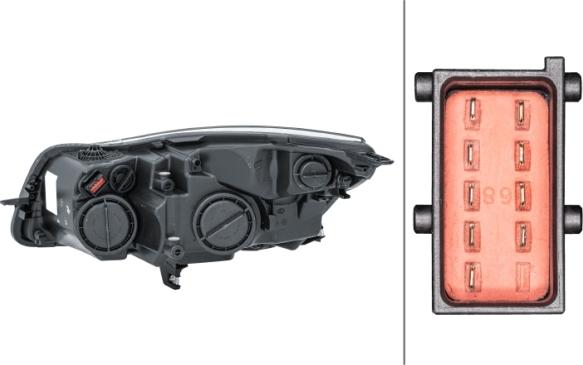 HELLA 1EJ 009 630-321 - Headlight www.parts5.com