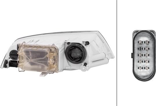 HELLA 1EL 354 027-011 - Headlight www.parts5.com