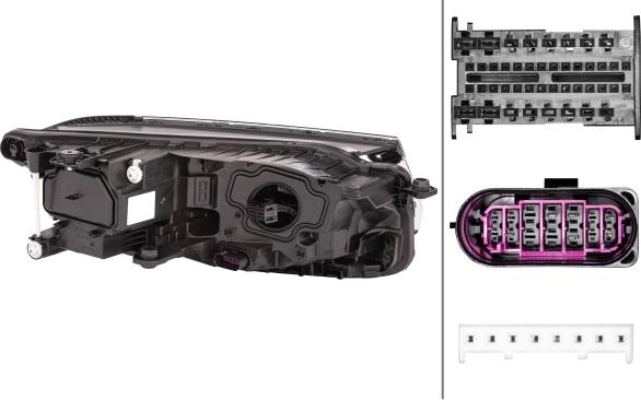 HELLA 1EX 013 143-211 - Headlight www.parts5.com