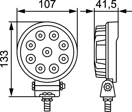 HELLA 1G0 357 101-012 - Worklight www.parts5.com