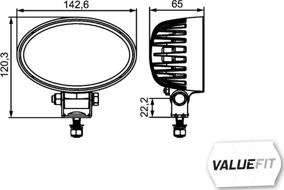 HELLA 1GA 357 001-001 - Worklight www.parts5.com