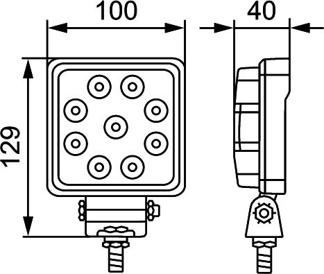 HELLA 1GA 357 103-012 - Worklight www.parts5.com