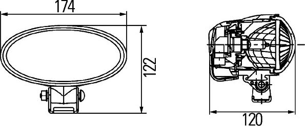 HELLA 1GB 996 186-051 - Worklight www.parts5.com