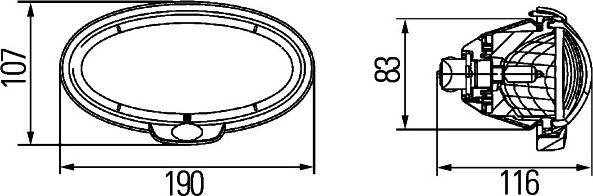 HELLA 1GB 996 186-061 - Worklight www.parts5.com