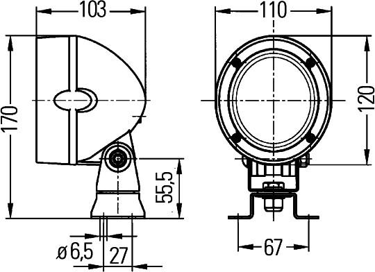 HELLA 1GM 996 134-061 - Worklight www.parts5.com