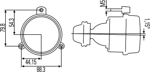 HELLA 1NL 007 186-047 - Fog Light www.parts5.com