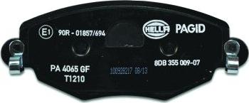 HELLA 8DB 355 009-071 - Brake Pad Set, disc brake www.parts5.com