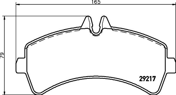 HELLA 8DB 355 005-541 - Set placute frana,frana disc www.parts5.com